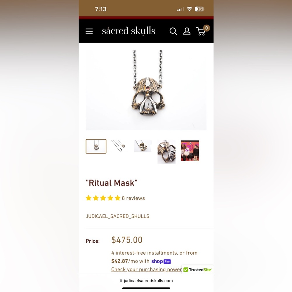 Judicael Sacred Skulls “Ritual Mask”